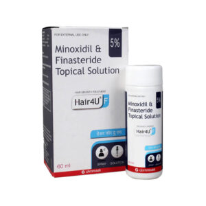 Kem Dưỡng Mọc Tóc Hair 4U F Minoxidil 5% Dạng Lỏng 60ml - Dày Tóc, Rậm Râu Chuẩn Người Ấn