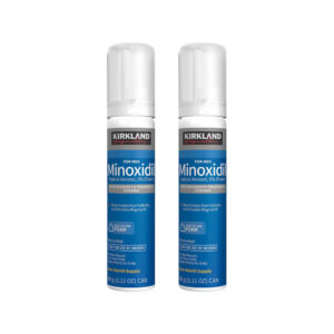 Combo 2 Kem Dưỡng Mọc Râu Tóc Kirkland Signature Minoxidil 5% Dạng Bọt 60ml