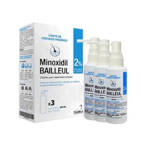 Combo 3 Xịt Dưỡng Mọc Tóc Bailleul Minoxidil 2% 60ml