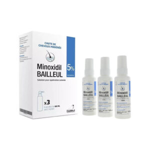 Combo 3 Xịt Dưỡng Mọc Tóc Bailleul Minoxidil 5% 60ml