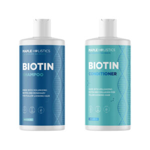 Bộ Dầu Gội Xả Biotin Shampoo Maple Holistics - Đánh Thức Sự Tự Tin Với "Liệu Pháp Vàng" Từ Biotin Và Thảo Dược