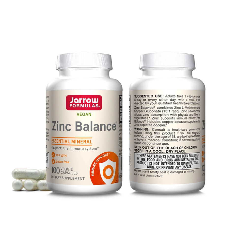 Viên Uống Jarrow Formulas Zinc Balance 15mg 100 Viên – "Tỷ Lệ Vàng" Cân Bằng Khoáng Chất, Nuôi Dưỡng Râu Tóc Toàn Diện